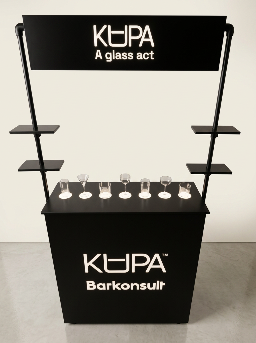 Kupa uppvisningsmonter