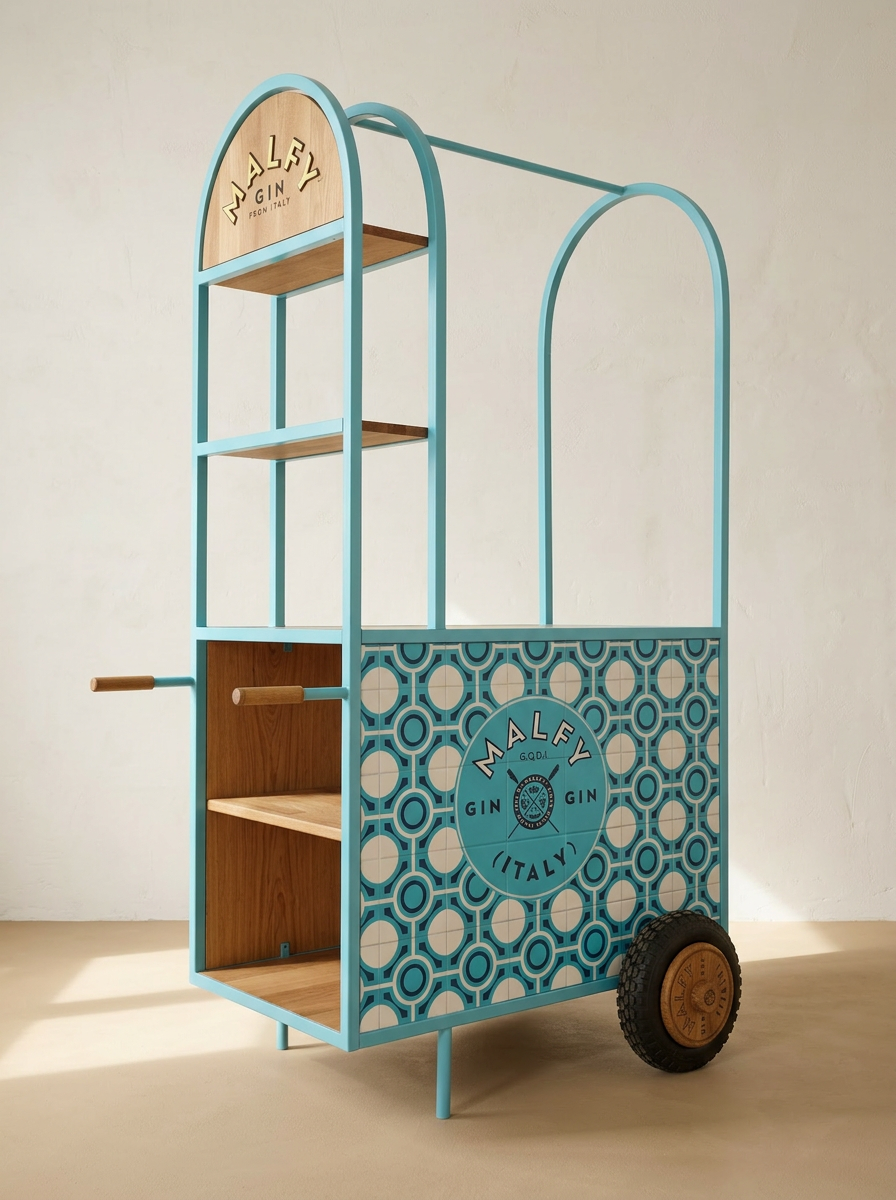 Malfy Gin drinkvagn